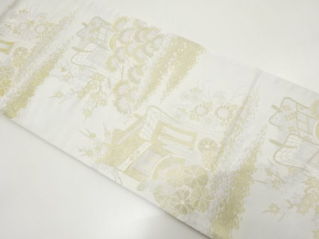 JAPANESE KIMONO / GOSHO-GURUMA / WOVEN CHRYSANTHEMUM / KASAMATSU / MAP